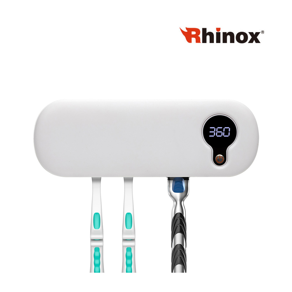 [Rhinox]라이녹스 충전식 UV 멀티 칫솔살균기 RXEM-TS3682B