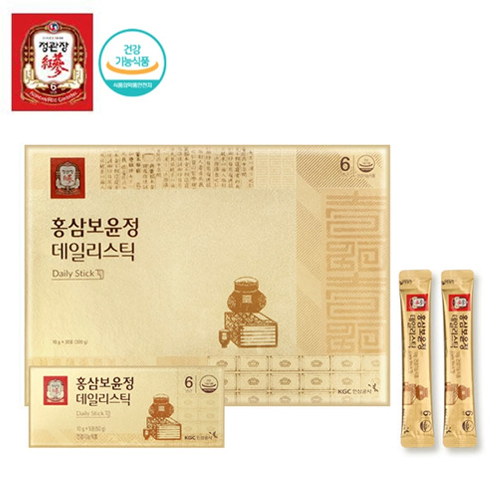 [정관장] 홍삼보윤정 데일리스틱 10ml x 30포 (쇼핑백 증정)